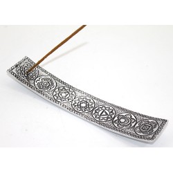 Metal Kayık 7 Çakra ( Chakra ) Tütsülük