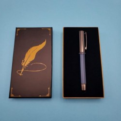 Metal Lacivert Kalem Dekoratif Hediyelik Metal Lacivert Kalem Dekoratif Hediyelik