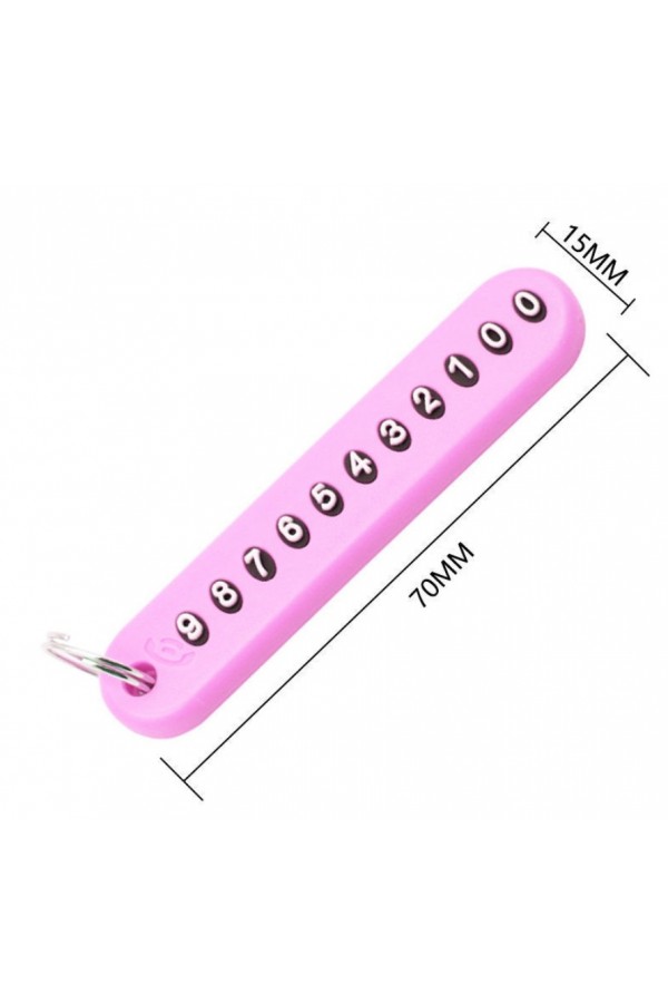 Mini Anahtarlık, Çanta, Araba İçin Çok Amaçlı Numaratör