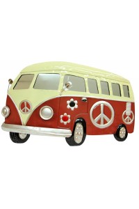 Minibüs Pano Kırmızı Vintage Dekoratif Ev Ofis Hediyelik Minibüs Pano Kırmızı Vintage Dekoratif Ev Ofis Hediyelik