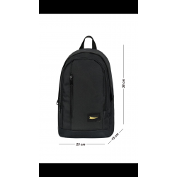 Modern Tasarım Mini Spor Sırt Çantası Suluk Gözlü Sıyah