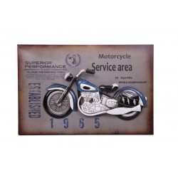Motorsiklet Tablo Pano Vintage Dekoratif Ev Ofis Hediyelik