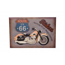 Motorsiklet Tablo Pano Vintage Dekoratif Ev Ofis Hediyelik