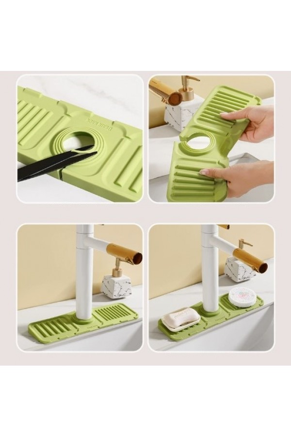 Mutfak Banyo Lavabo Kenarı Silikon Mat Gri