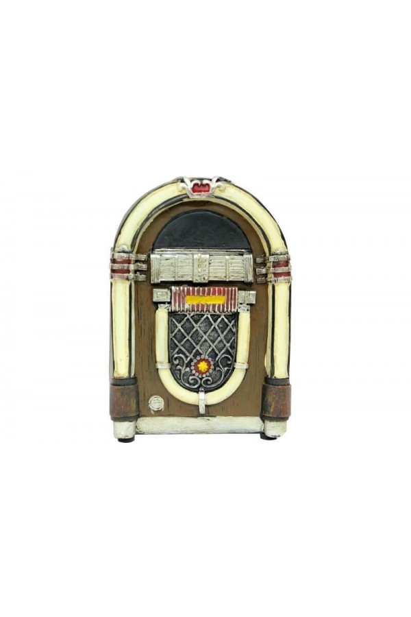 Müzik Kutusu Siyah Polyester Dekoratif Hediyelik