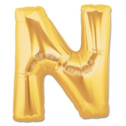 Parti Aksesuar N Harf Folyo Balon Altın Renk  40 inç Parti Aksesuar N Harf Folyo Balon Altın Renk  40 inç