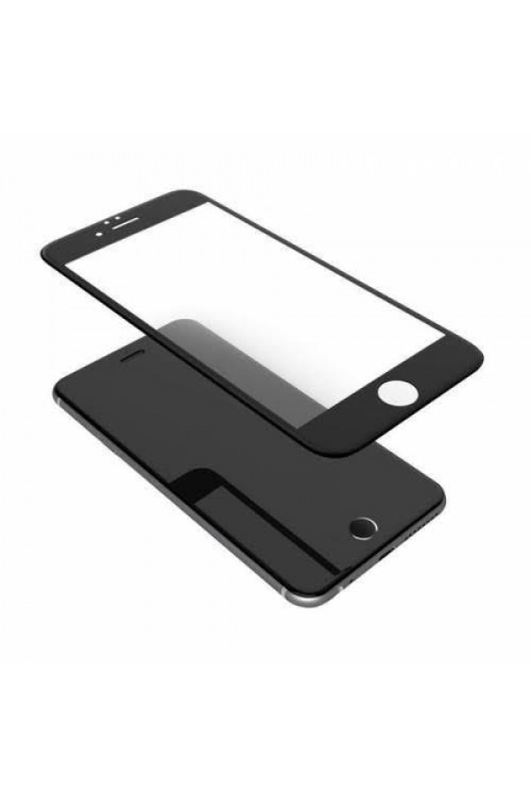 NANO Teknoloji Cam İPHONE 6 Plus Siyah Kırılmaz Cam Ekran Koruma