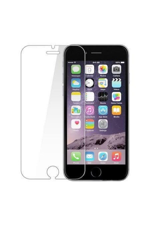 NANO Teknoloji Cam İPHONE 6G Siyah Kırılmaz Cam Ekran Koruyucu