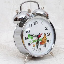 Nostaljik Kurmalı Horozlu Çalar Saat Büyük Boy