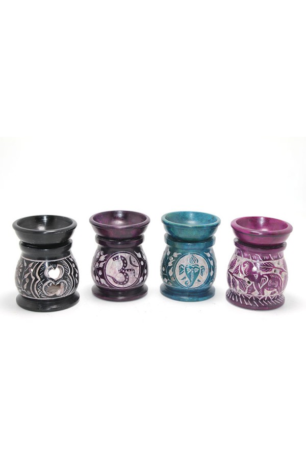 Obsidian Taşı Buhurdanlık