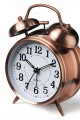 Orta Boy Nostaljik Metal Çalar Masa Saati