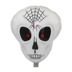 Örümcek Ağ Desenli İskelet Folyo Balon Örümcek Ağ Desenli İskelet Folyo Balon