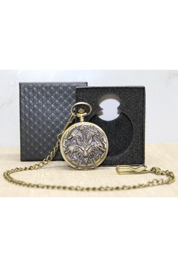 Özel Kutulu Dragonlu Antik Köstekli Saat