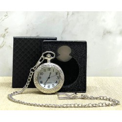 Özel Kutulu Gümüş Köstekli Saat