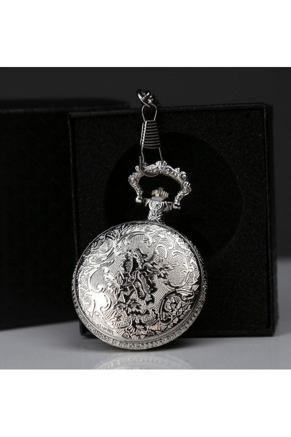 Özel Kutulu Gümüş Köstekli Saat