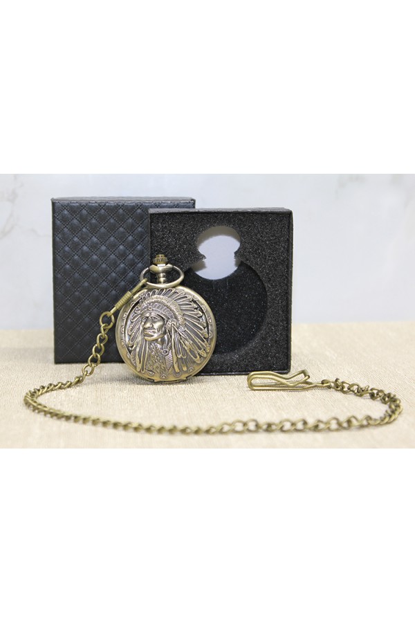 Özel Kutulu Kızılderili Köstekli Saat