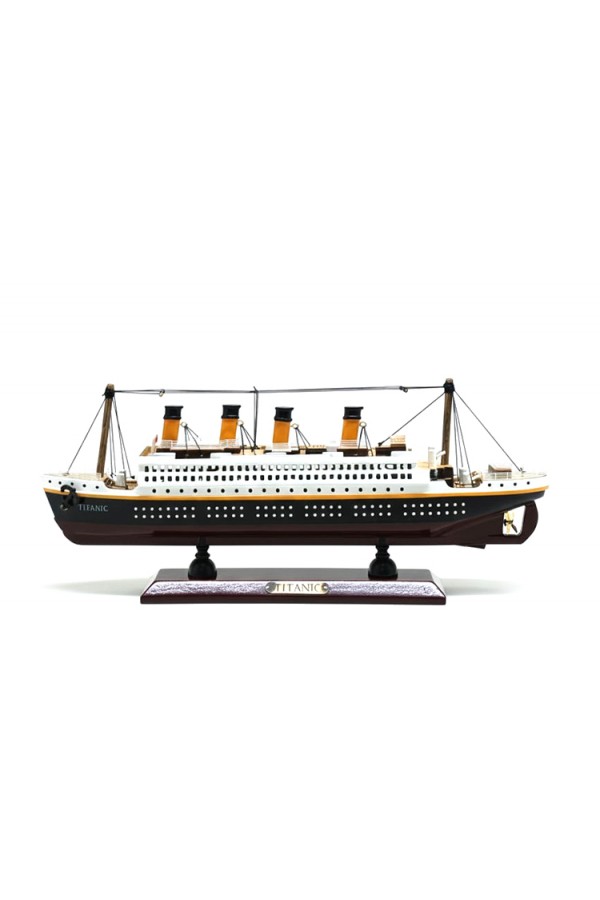 Özel Tasarım Ahşap Işıklı Titanik Gemi