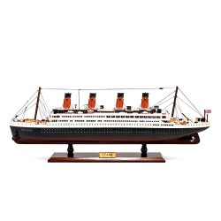 Özel Tasarım Ahşap Işıklı Titanik Gemi
