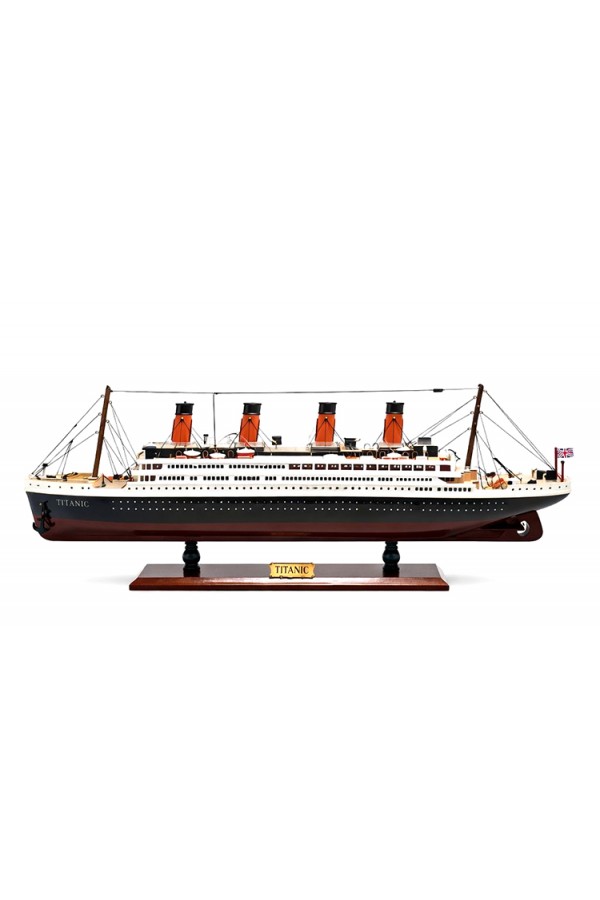 Özel Tasarım Ahşap Işıklı Titanik Gemi