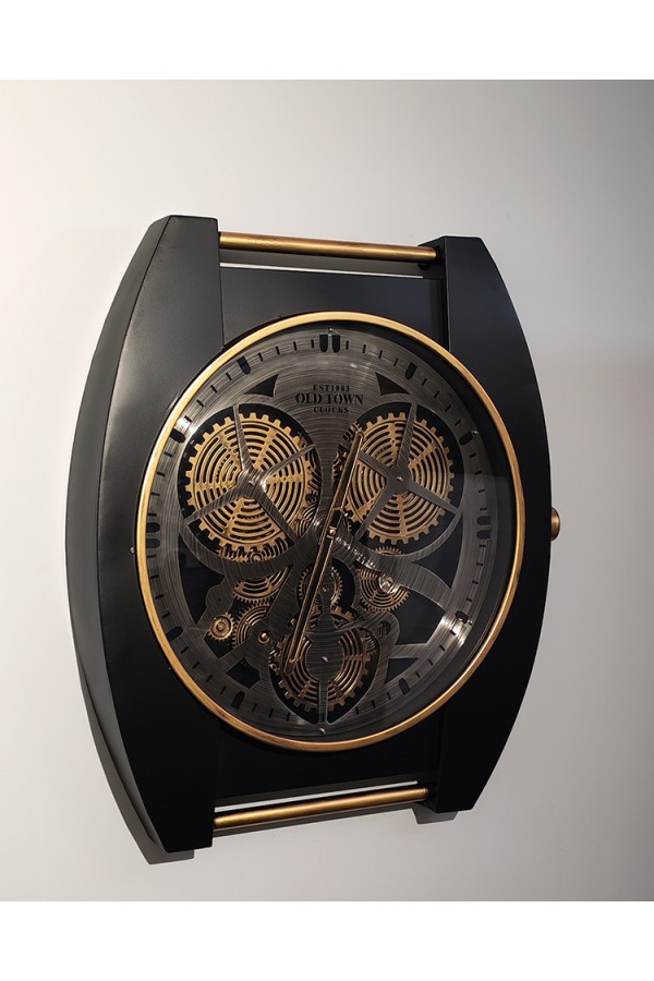 Özel Tasarım Metal Çarklı Duvar Saati