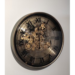Özel Tasarım Metal Çarklı Duvar Saati