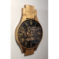 Özel Tasarım Metal Çarklı Duvar Saati