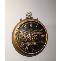 Özel Tasarım Metal Çarklı Duvar Saati