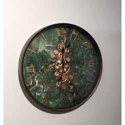 Özel Tasarım Metal Çarklı Duvar Saat