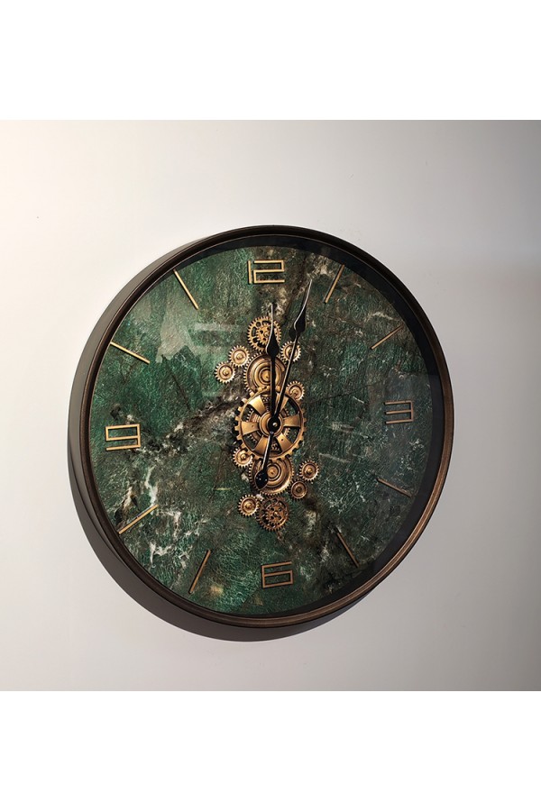 Özel Tasarım Metal Çarklı Duvar Saat