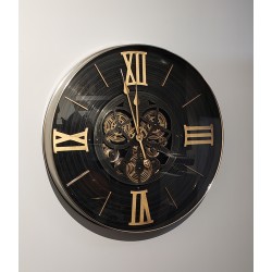 Özel Tasarım Metal Çarklı Duvar Saati