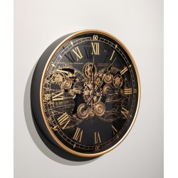 Özel Tasarım Metal Çarklı Duvar Saati