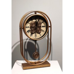 Özel Tasarım Metal  Çarklı Masa Saati