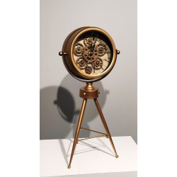 Özel Tasarım Metal  Çarklı Masa Saati