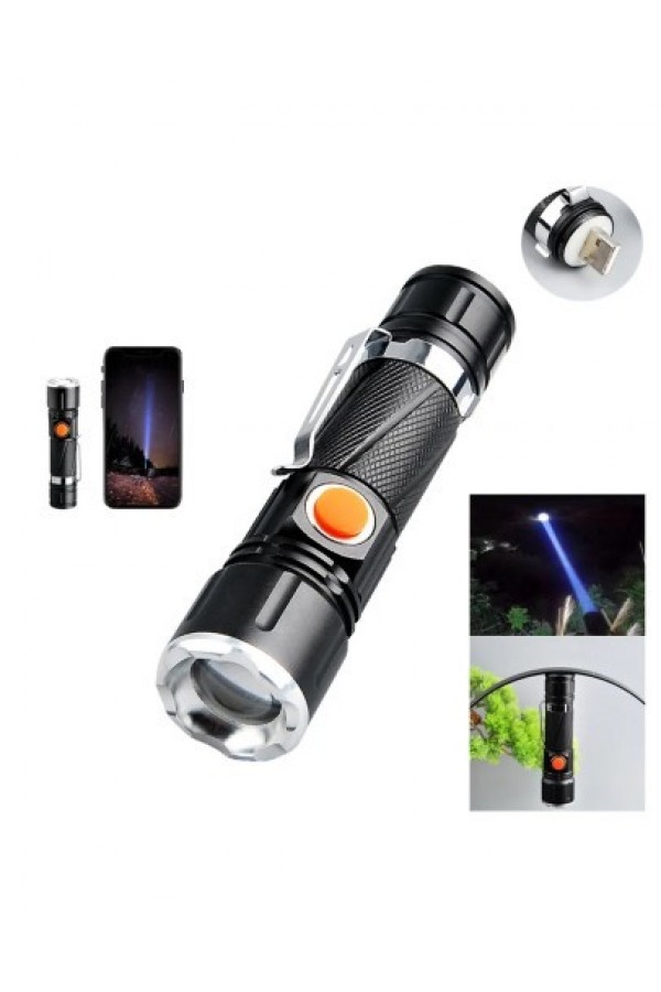 P50 LED ŞARJLI MIKNATISLI USB EL FENERİ P50 LED ŞARJLI MIKNATISLI USB EL FENERİ