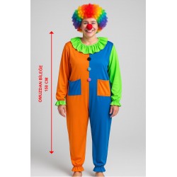 Palyaço Kostüm Seti 150 cm (Peruk + Burun + Kostüm) Palyaço Kostüm Seti 150 cm (Peruk + Burun + Kostüm)