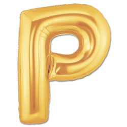 Parti Aksesuar P Harf Folyo Balon Altın Renk  40 inç Parti Aksesuar P Harf Folyo Balon Altın Renk  40 inç