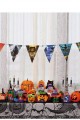 Parti Cadılar Bayramı Halloween Bayrak Banner Süs 8 li 3 Metre