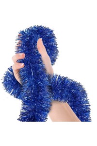 Parti İçin Sim Süs 2 Metre Uzunluk 8 cm Genişlik Mavi Renk İthal