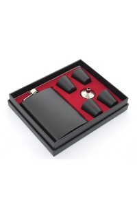 Paslanmaz Çelik 4 Shot Bardaklı Matara Seti