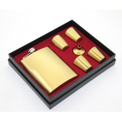 Paslanmaz Çelik 4 Shot Bardaklı Matara Seti Paslanmaz Çelik 4 Shot Bardaklı Matara Seti