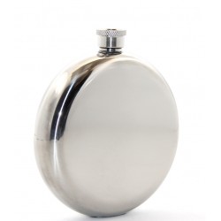 Paslanmaz Çelik Yuvarlak 8 Oz Tekli Matara