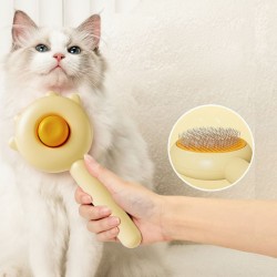 Pati Tasarımlı Otomatik Temizlenen Evcil Hayvan Fırçası Pati Tasarımlı Otomatik Temizlenen Evcil Hayvan Fırçası