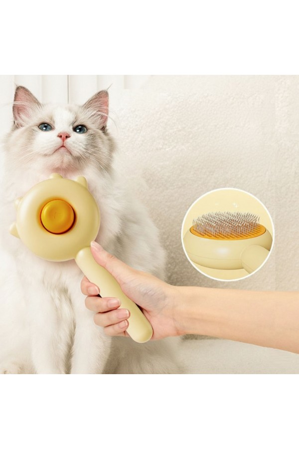 Pati Tasarımlı Otomatik Temizlenen Evcil Hayvan Fırçası