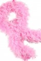 Pembe Renk Kabarık Kalın Otriş Boa Tüy 6 cm Genişlik 180-200 cm Uzunluk