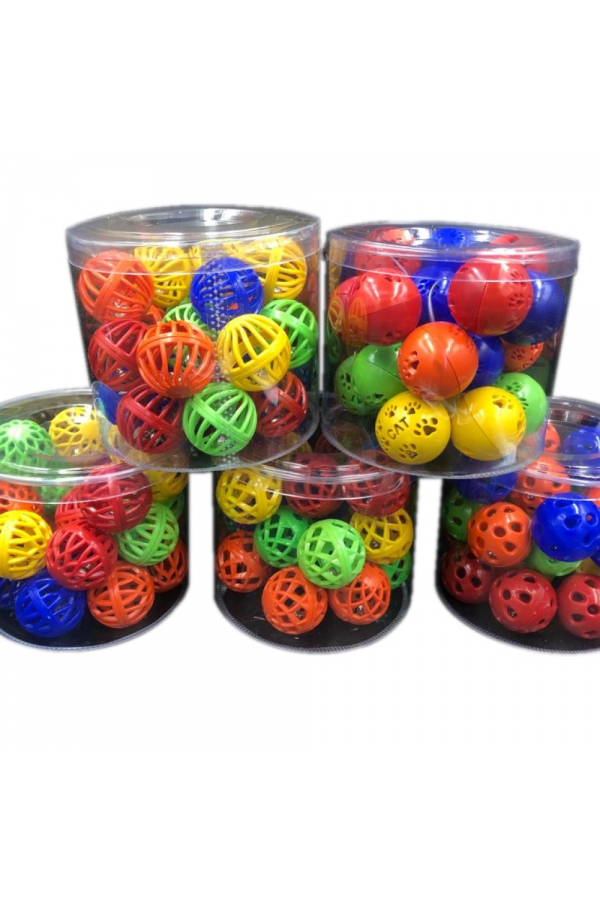 Çıngıraklı Kedi Topu 100 Adet