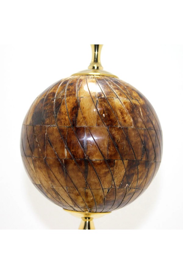 Pirinç Dünya Küre Kemikli