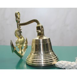 Pirinç Duvara Asmalı Çapalı Çan Pirinç Duvara Asmalı Çapalı Çan