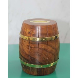 Pirinç Fıçı Kumbara Pirinç Fıçı Kumbara