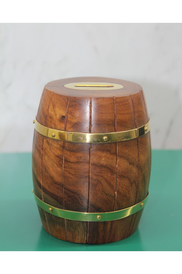 Pirinç Fıçı Kumbara