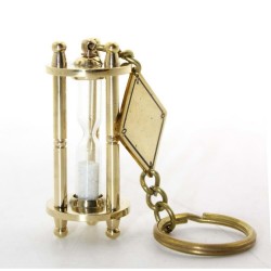 Pirinç Kumsaati Anahtarlık Pirinç Kumsaati Anahtarlık